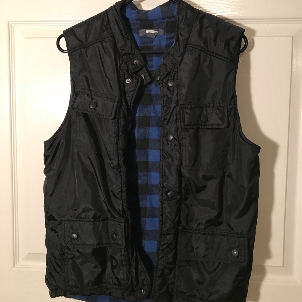 Heritage black vest